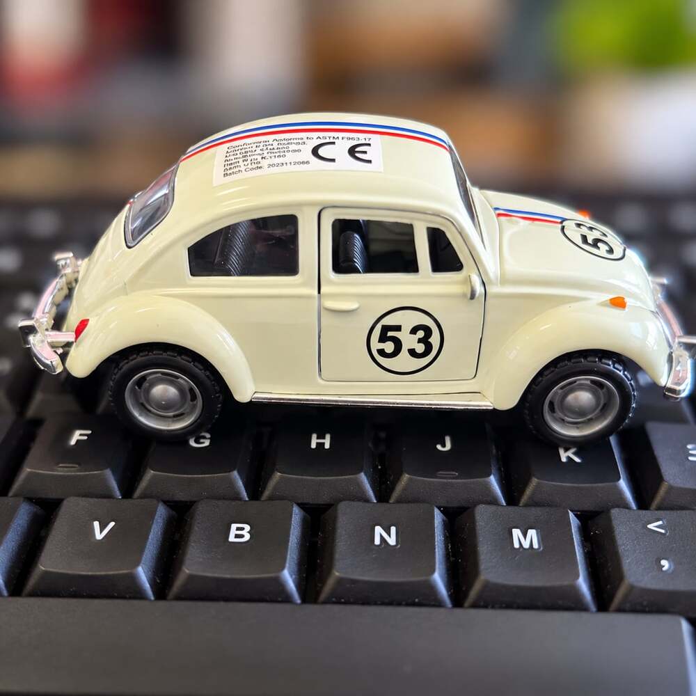 Unbranded Herbie The Love Bug 53 VW Beetle Diecast Toy Car
